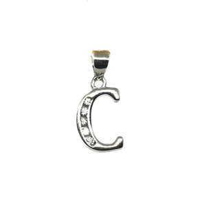 925 sterling silver alphabet (letter c) penda