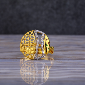 916 Gold Exclusive cz Ring LLR140