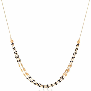 916 hallmark gold mangalsutra