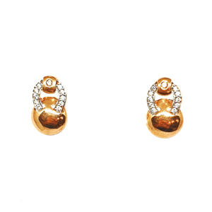 18K Rose Gold Modern Earrings MGA - BTG0327