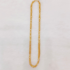 Gold hollow chain for men