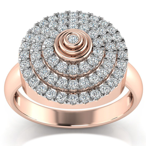 Real Diamond Rose Gold Ring