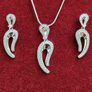 925 Sterling Silver Chain Pendant Set