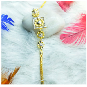 Floral motif designer 22 kt gold ladies brace