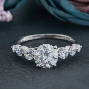 Moissanite Diamond Ring for Women's