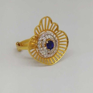 22 Kt Gold Ladies Branded Ring