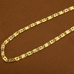 Nawabi 22K Plain Gold Mens Chain-MNC10
