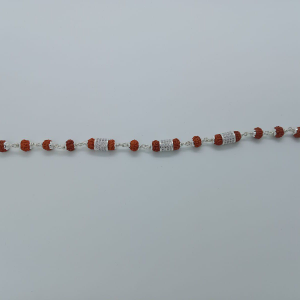 Silver 800 Rudraksha Design Simple