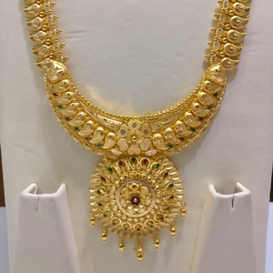 22kt gold coimbatore haram set