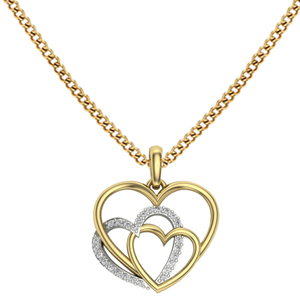 pendent full of hearts