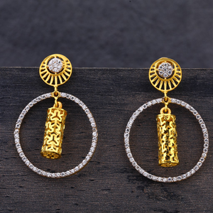 916 Gold Hallmark Designer  Earring Jhummar L
