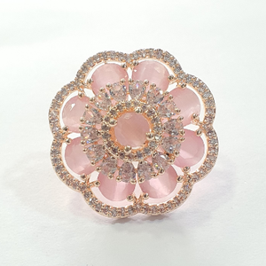 Ruby Pink Diamond Woman Ring