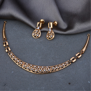 18k rose gold Ladies nacklace set