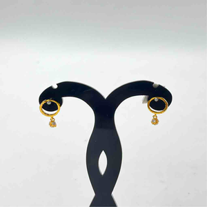 18k Gold Latkan Diamond Earrings