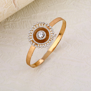 750 Rose Gold exclusive Hallmark Kada Bracele