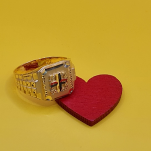 916 gold gents ring