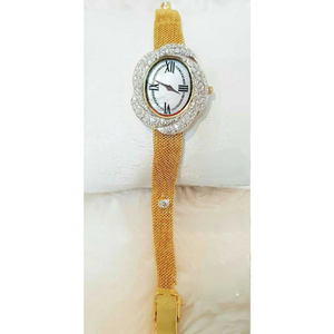 18k Ladies Fancy Italian Gold Watch G-2909