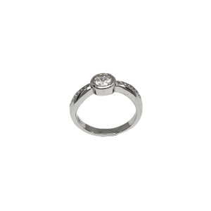 Diamond Ring For Women In 925 Sterling Silver