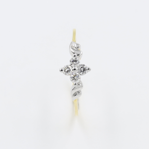 14Kt Yellow Gold Light Weight Delicate Ring F