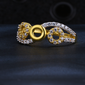 22ct cz gold exclusive women's ring lr1306