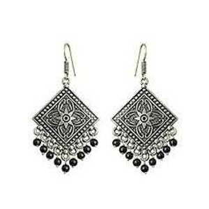 Silver Modern Trendy Earrings