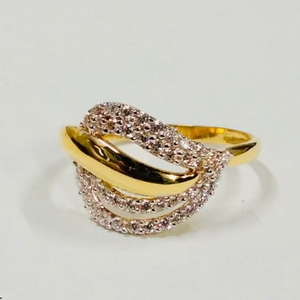 Gold daily wear women ring