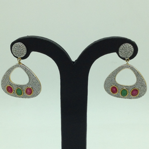 Multicolour&nbsp;&nbsp;CZ Stones Ear Hangings&nbsp;JER003