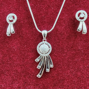 925 Sterling Silver Chain Pendant Set