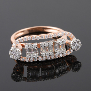 18kt designer diamond cocktail rings