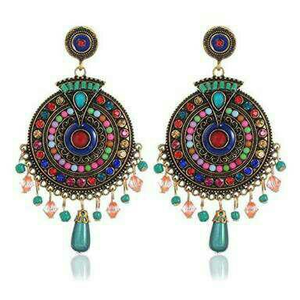 Multi color Fancy Ladies Long Jhumka