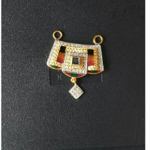 18KT Delicate Gold CZ Pendents