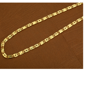 Nawabi 22K Plain Gold Mens Chain-MNC10