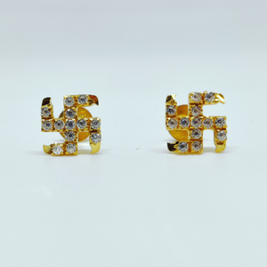 18 KT 750 Hallmark fancy delicate Swastika la