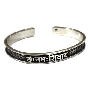 925 sterling silver gents om kada bracelet mg