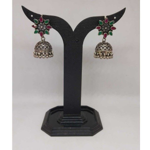 92.5 sterling silver oxides earring