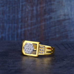 Mens 916 Gold Ring-MR215