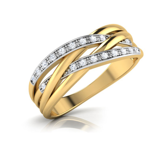 14kt round diamond ring