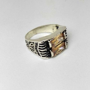 925 Sterling Silver Oxides Gents Ring