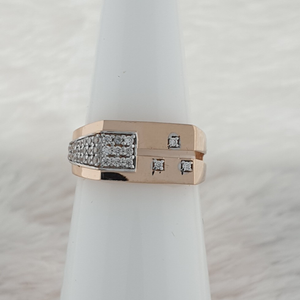 White stone ring