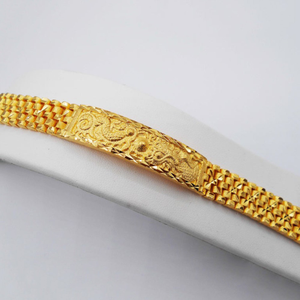 22 kt stamped yellow gold handmade unisex tha