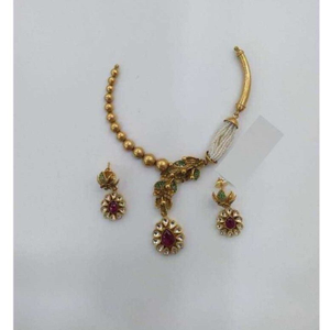 22KT Gold Ladies Classic Jadtar Special Neckl