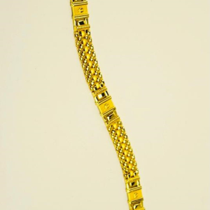 Gold Fancy Gents Bracelet