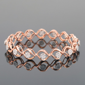 18Kt Gold Classic Diamond Bracelet