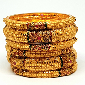 One gram gold forming kolkati bangles mga - b