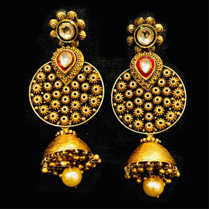 916 Gold Exclusive Jadtar Earrings