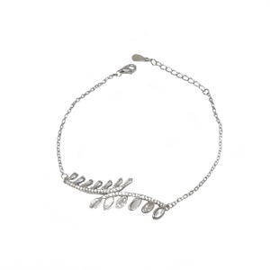 New Leaf Bracelet In 925 Sterling Silver MGA 