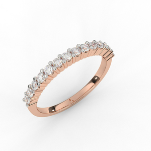 Bubble Prong Delicate Diamond Band