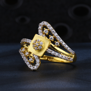 22CT Gold Designer Women's Ring LR1288