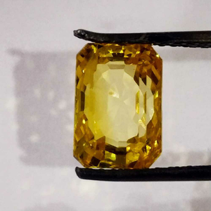 6.65ct octagonal yellow yellow-sapphire-pukhr