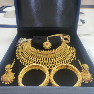916 gold classic bridal jewellery